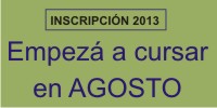 Inscripción 2013