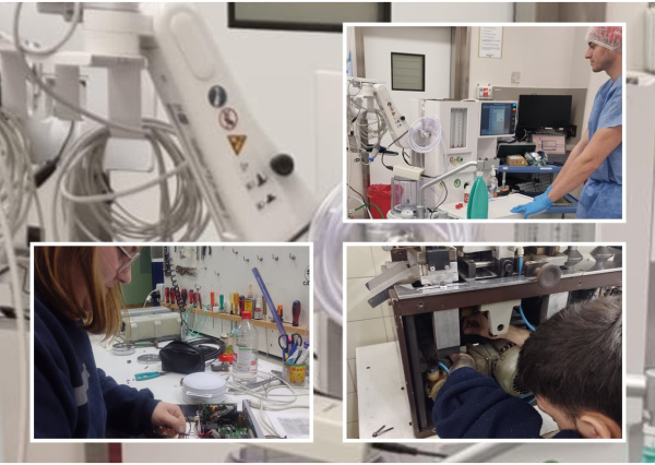 Electromedicina, la “receta” FIO que aplica en  el Hospital Municipal y trasciende fronteras
